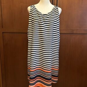 Striped Sleeveless Dress